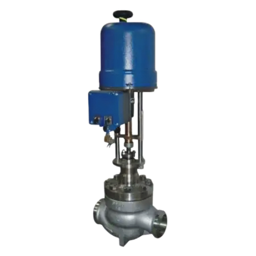 Electric Pressure-Balanced Cage Control Valve