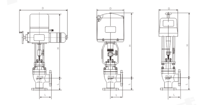 Electronic Electric High Pressure Angle Control Valve