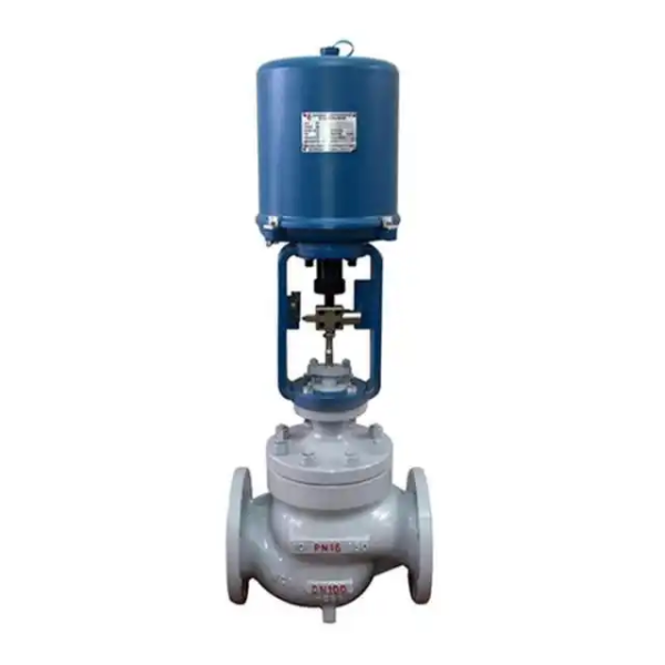 Electronic Electric Cage-Type Control Valve (ZDLM) with electric actuator