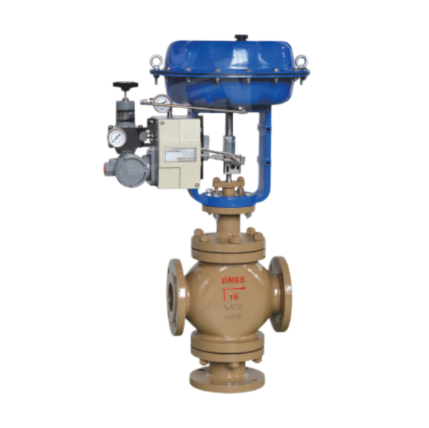 Pneumatic Diaphragm Three-Way Control Valve