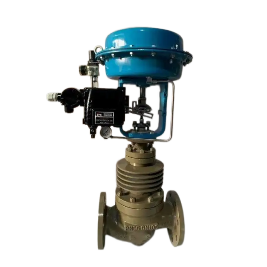 Pneumatic Finned Bonnet Control Valve