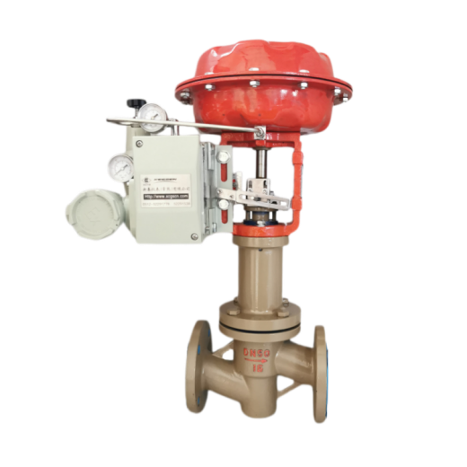 Pneumatic PTFE-Lined Single Seat Control Valve