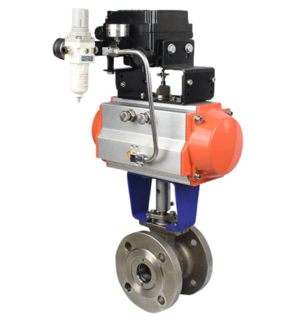 Pneumatic V-Type Control Ball Valve